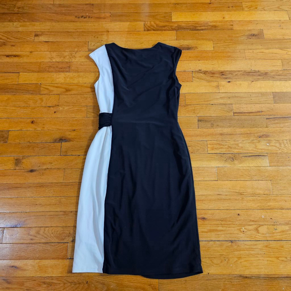 Lauren Ralph Lauren Women's Dress Size 10 Black and White - Picture 6 of 7